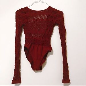 Free People Backless Bodysuit